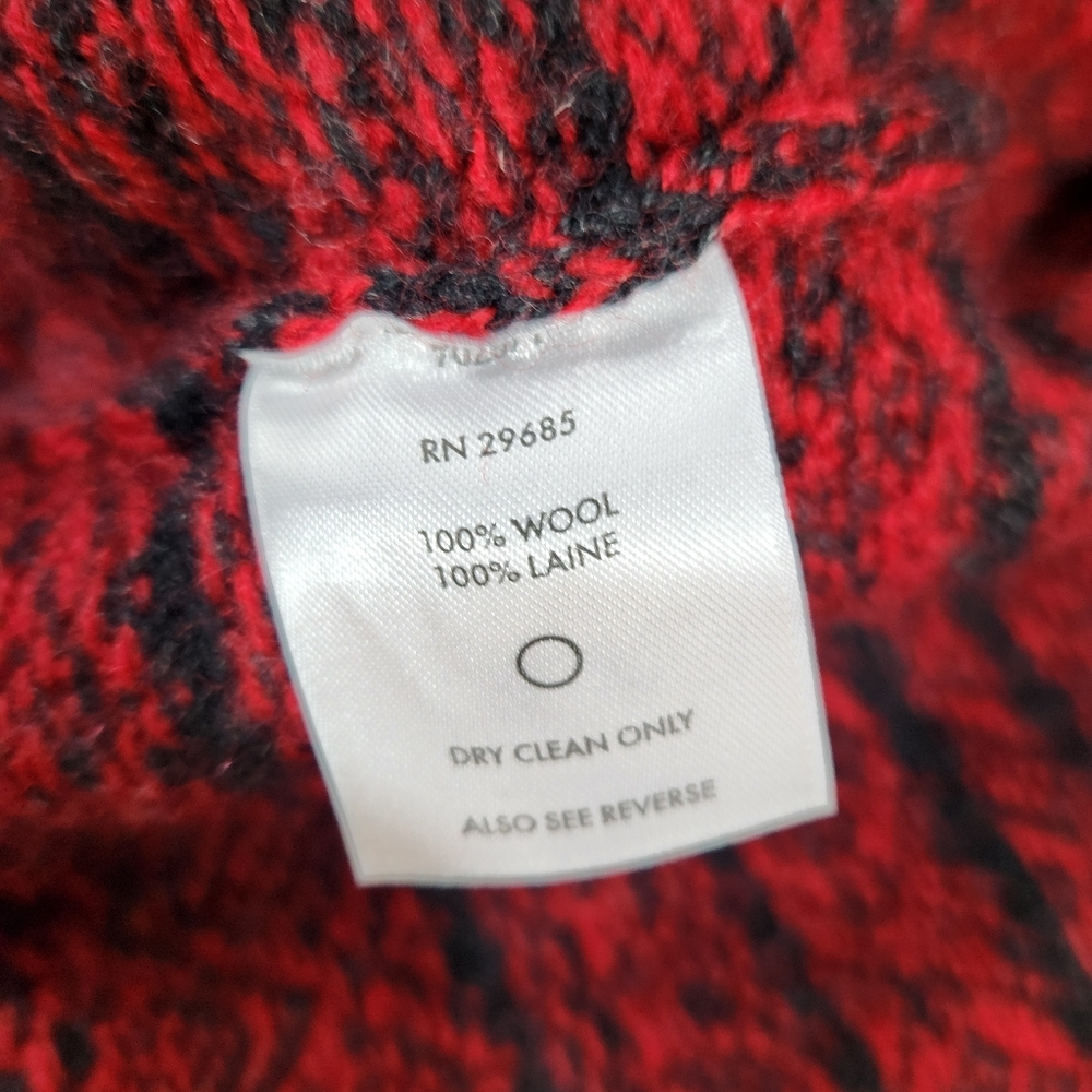 PENDLETON Vintage Quarter Zip Wool Sweater Size XL - Picture 5 of 9